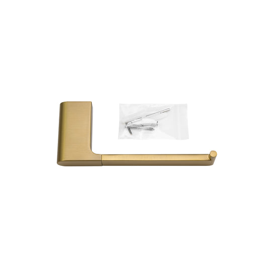 VOG Series Brushed Brass Toilet Paper Holder