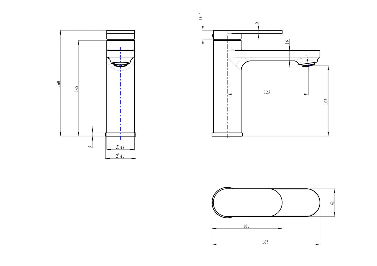 Capo Basin Mixer - Brushed Nickel