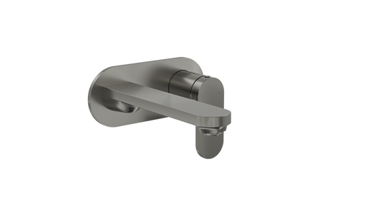 Capo 1-Plate Wall Basin or Bath Mixer Trim Kit - Gunmetal