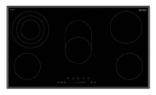 900mm Ceramic Cooktop - 5 Zones - EuroKera Glass with Touch Controls NEW Avail May25
