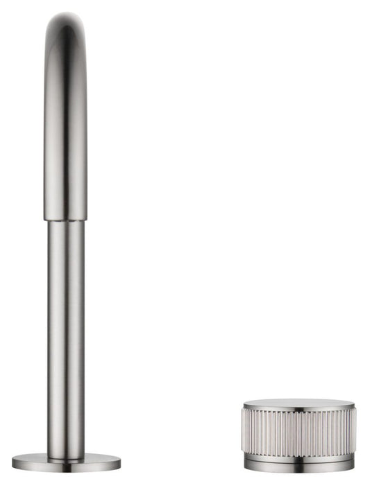 Mica Basin Hob Spout & Mixer - Brushed Nickel - (BOM)