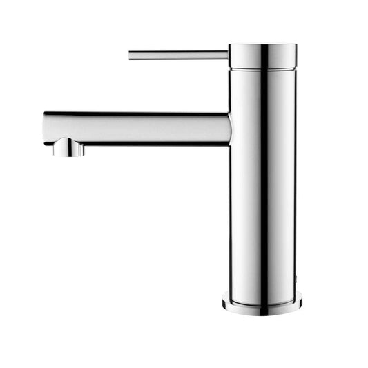 Mica Basin Mixer - Straight Spout - CHROME