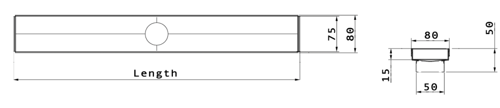 CFG Shower Grate 800mm AU