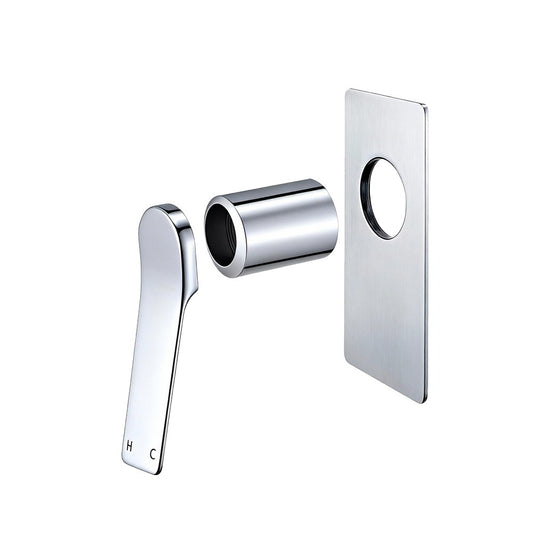 RUSHY Series Square Chrome Wall Mixer(color up)