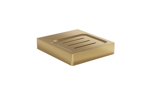 Circle Soap Dish - Brushed Brass