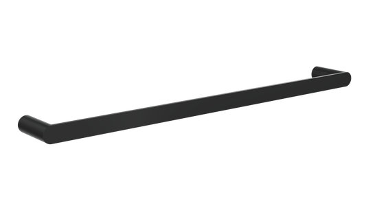 Circle 600mm Single Towel Rail - Matte Black