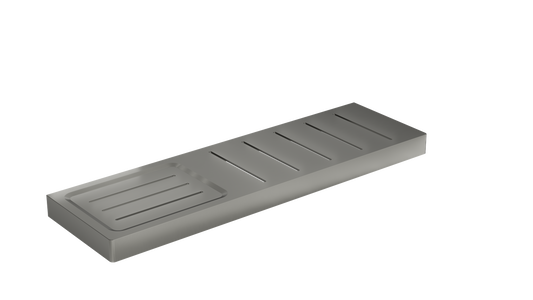 Circle Metal Shelf with Soap Dish - Gunmetal