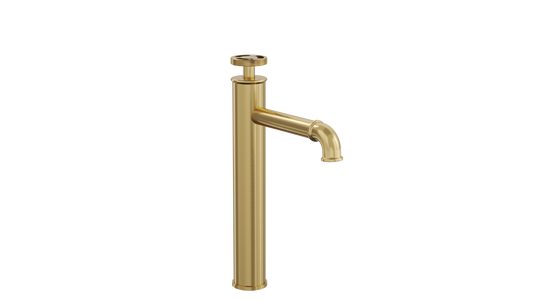 Dynamik Tall Basin Mixer - Brushed Brass