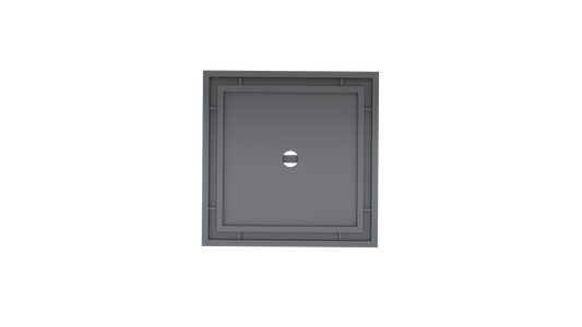 Ezyflow 110mm Tile Insert Square Waste DN89 - Gunmetal