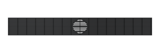 Ezyflow 800mm Heelguard Linear Waste DN89 - Matte Black
