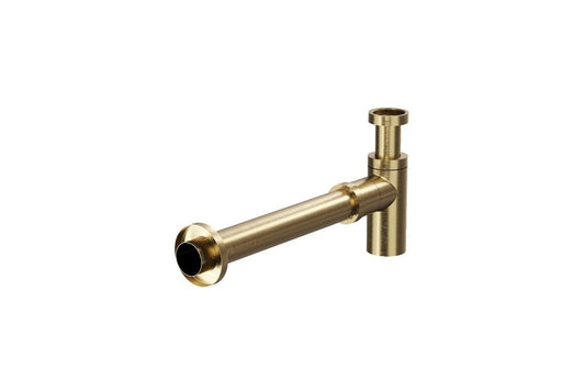 Ezyflow 32mm Bottle Trap - Brushed Brass