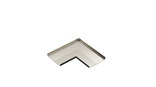 Ezyflow Series 24 Base Corner Joiner - Brushed Nickel