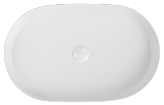 Ceramic Basin 580x360x100mm - MATTE WHITE