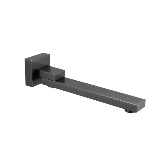 Gun Metal Grey Bath/Basin Wall Swivel Spout