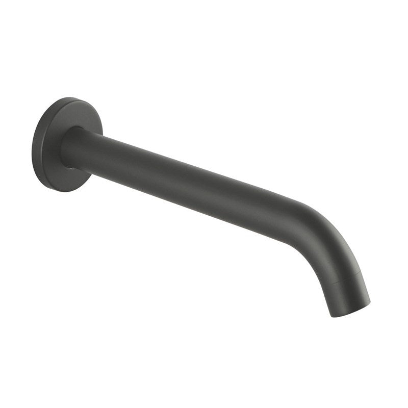 LUCID PIN Series Round Gun Metal Grey Bathtub/Basin Wall Spout(160mm)
