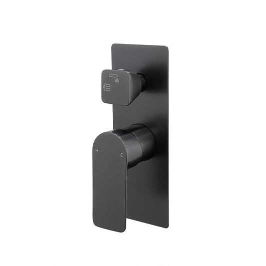 VOG Series Gun Metal Grey Wall Mixer with Diverter(color up)