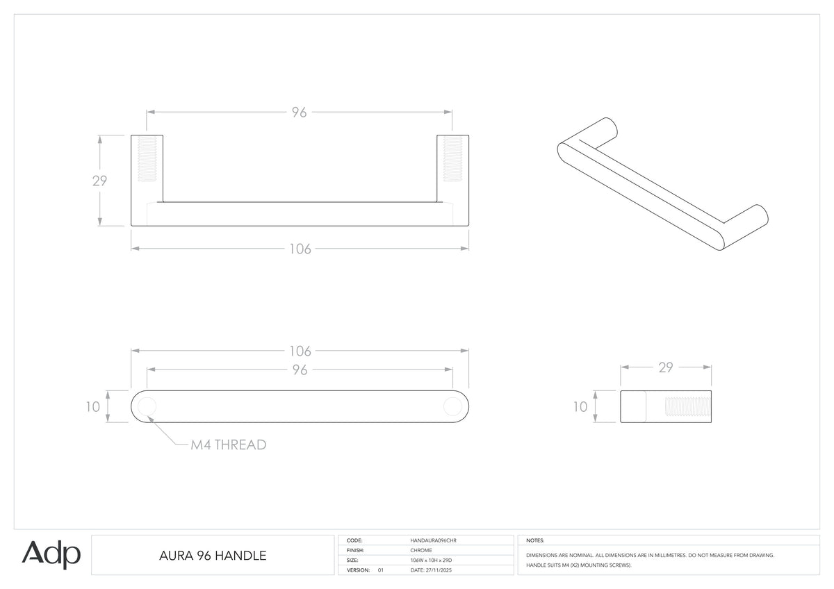 HANDAURA096CHR