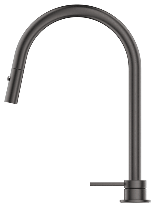 Mica PO Kitchen Hob Spout & Mixer - Gunmetal - (BOM)