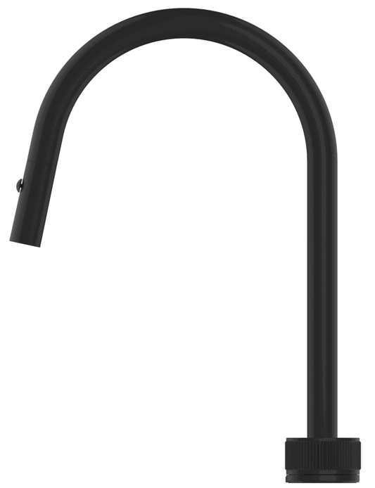 Mica PO Kitchen Hob Spout & Mixer - Black - (BOM)