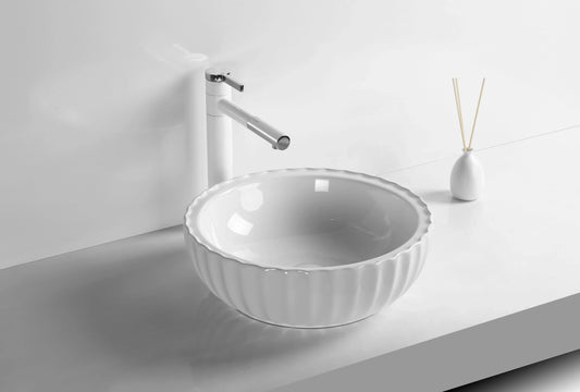 Gloss White
Above Counter Ceramic Basin 400*400*135