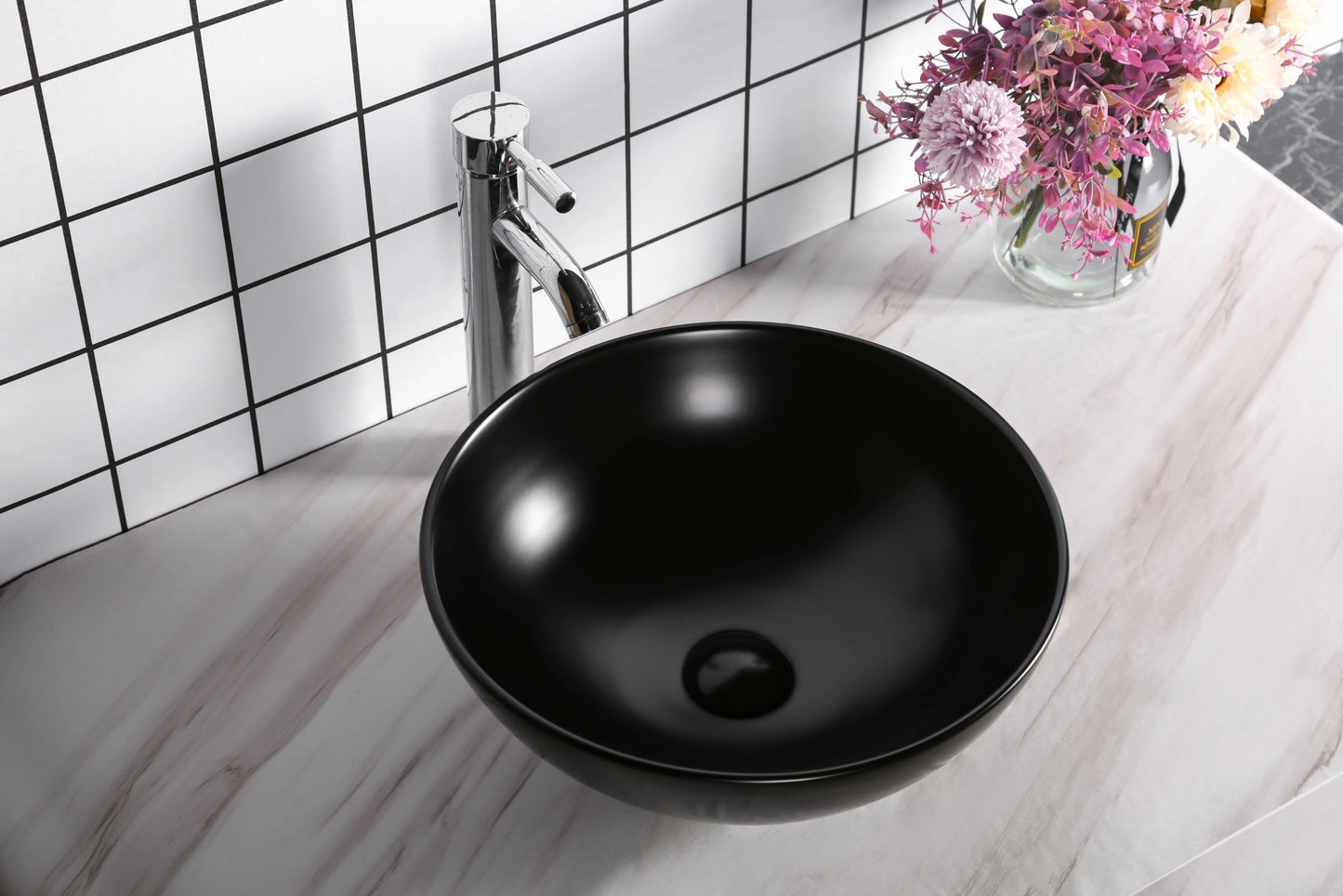 Matte Black
Above Counter Ceramic Basin 400*400*145
