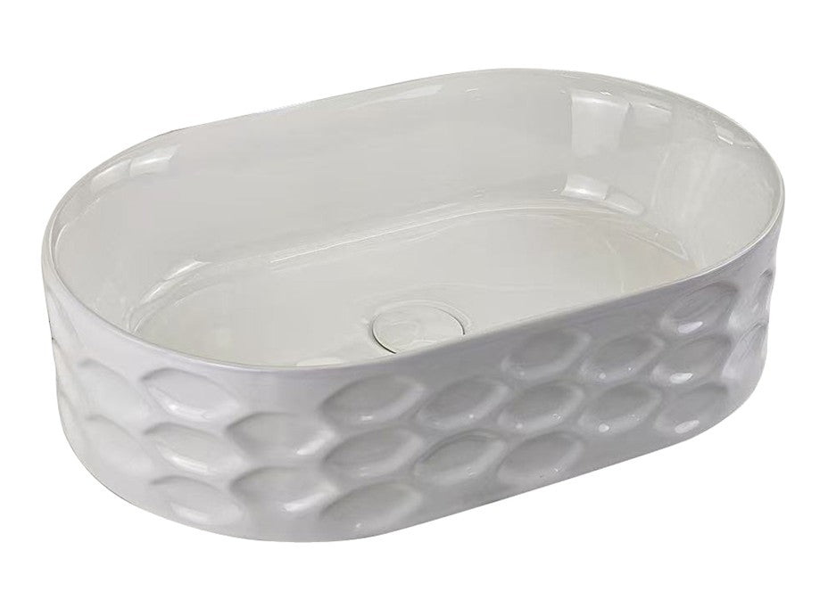 Gloss White
Above Counter Ceramic Basin 550*360*140
