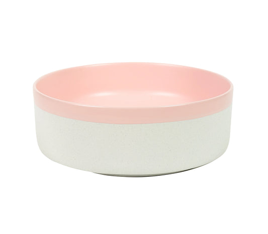 375*375*135mm Color Plus Textured Exterior Finish & Matte Pink Interior Finish Above Counter Basin