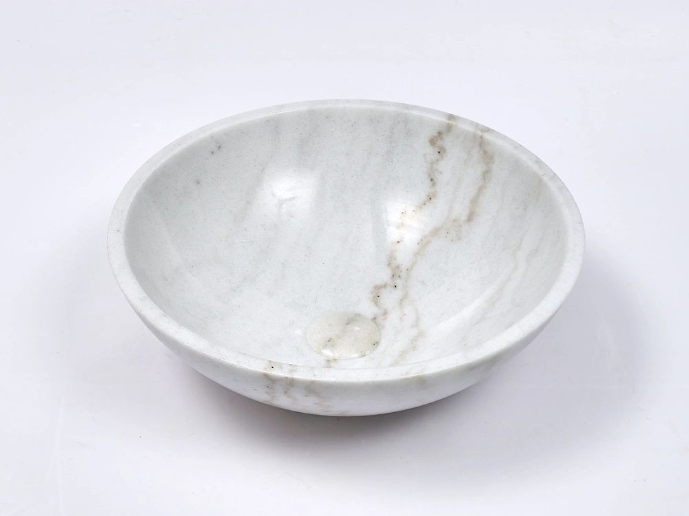 Natural Stone Marble Basin 420*420*140