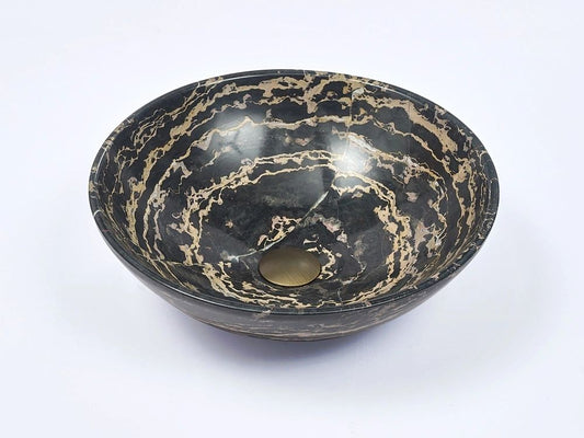 Natural Stone Marble Basin 420*420*140