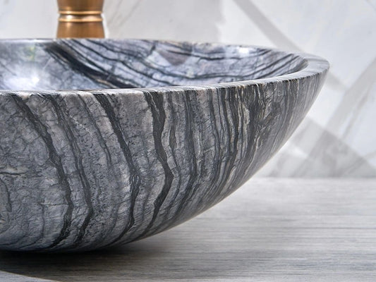 Natural Stone Marble Basin 420*420*140