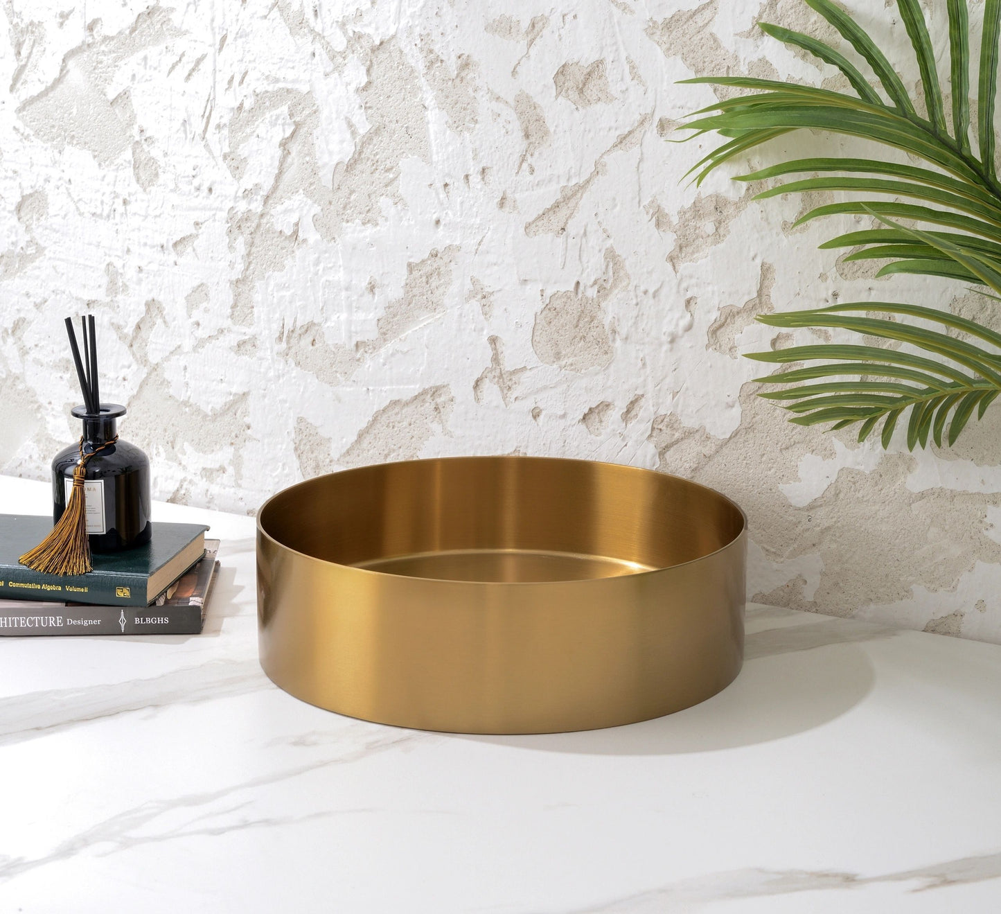 Handmade Stainless Steel Basin Handmade Stainless Steel - Brushed GoldΦ380*110