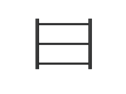 Avid 3 Bar Heated Towel Rail - Matte Black