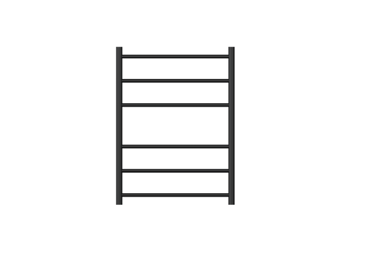 Avid 6 Bar Non Heated Towel Rail - Matte Black