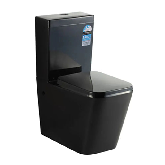 Qubist Back-to-Wall Toilet Suite - Gloss White