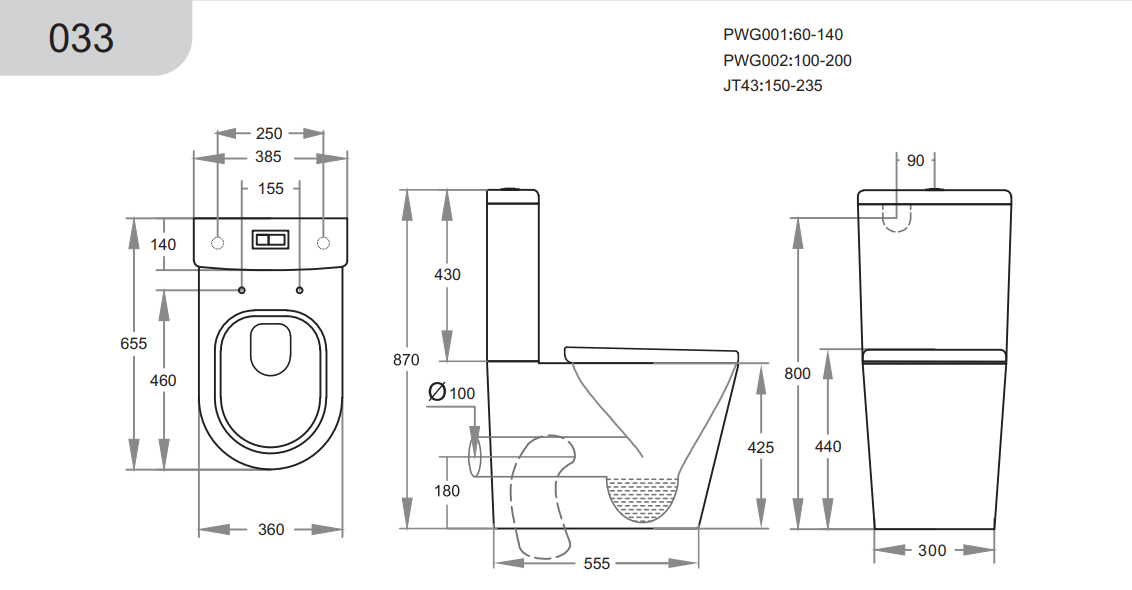 Alpha Tornado Rimless Back-to-Wall Toilet Suite - Gloss White