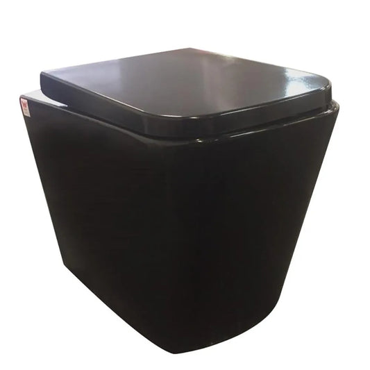 Qubist Box Rim Wall Faced Floor Pan - Gloss White