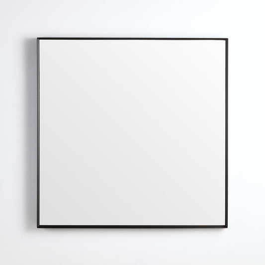 750mm Qubist Framed Square Mirror
- Matte Black