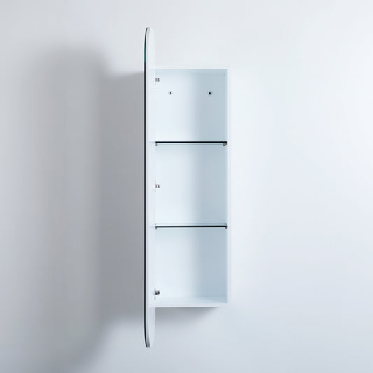 400mmx1500mm Olivia Tall Boy Shaving Cabinet - Matte White