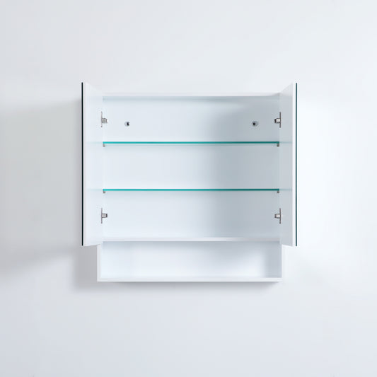 750mmx750mm Fremantle Shaving Cabinet - Matte White