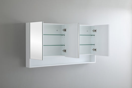 1500mmx750mm Fremantle Shaving Cabinet - Matte White