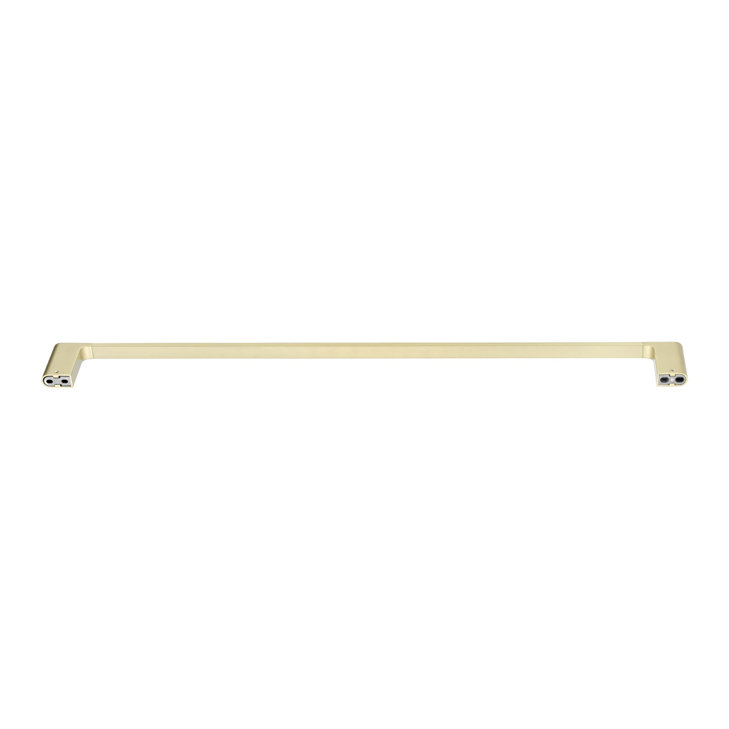 VOG Series Light Brushed Brass Single Towel Rail 800mm