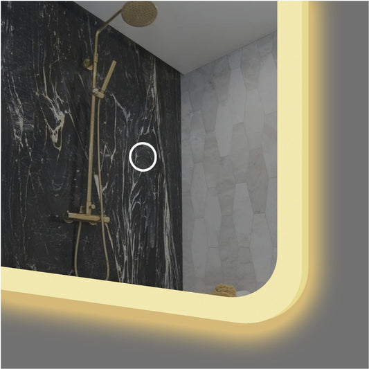 Backlit LED Frameless Mirror - 1200x800mm