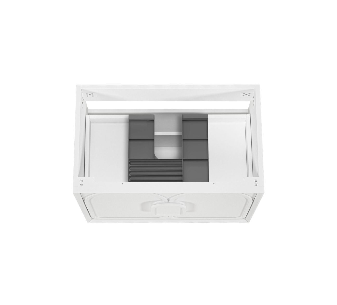 750mm Laguna Mark II Matte White Freestanding Vanity Cabinet with Legs