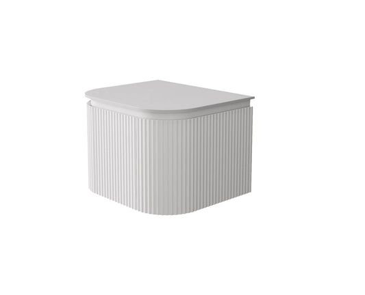 600mm Estella Modern Wall Hung
Vanity PVC Cabinet - Matte White - LK-ME600W-MW