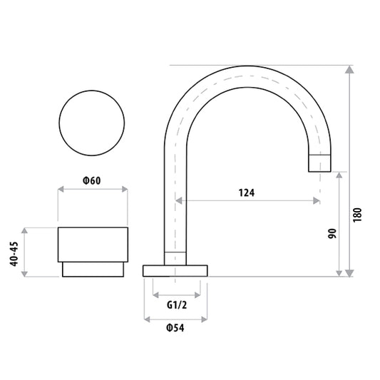 Loui Basin Set - Chrome
