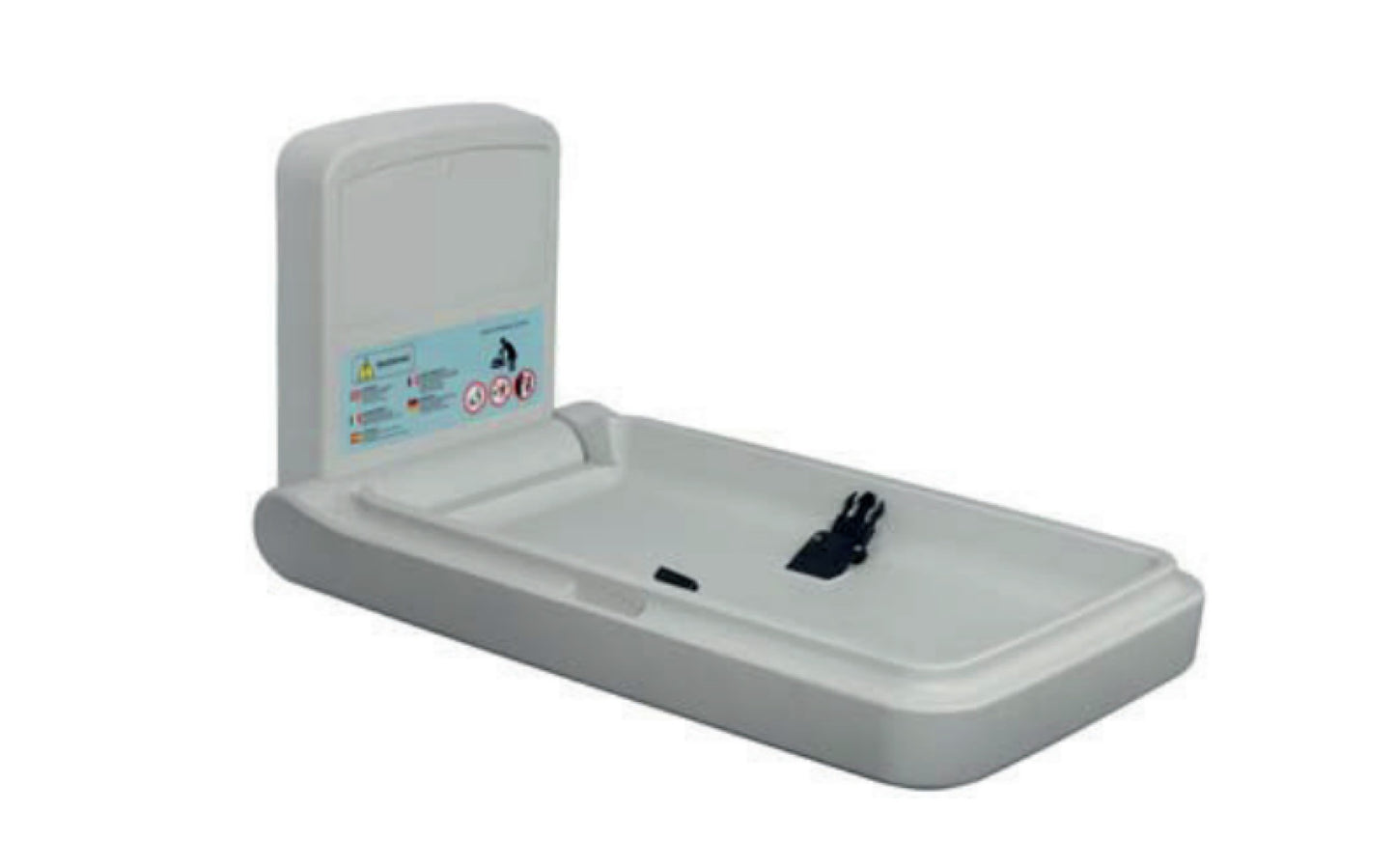 Baby change table vertical
