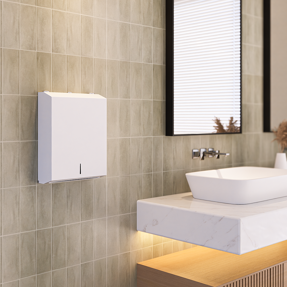 Multi Fold Paper Towel Dispenser PC White
