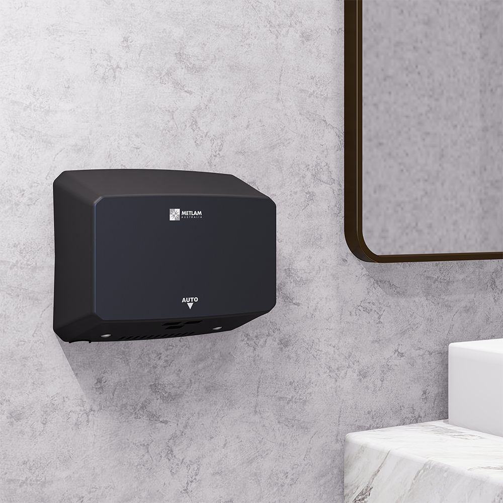 EcoSlender Slimline Automatic Operation Hand Dryer Designer Black