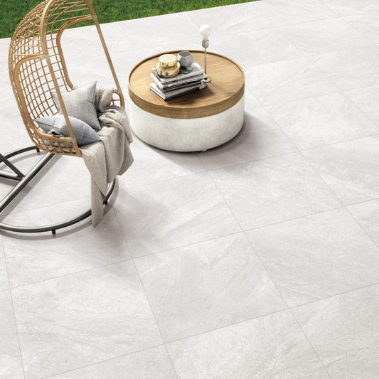 QUARTZITE PAVERS - BIANCO PAVER Finish - 600X600X20 | .72 SQM / 2 PCS PER BOX