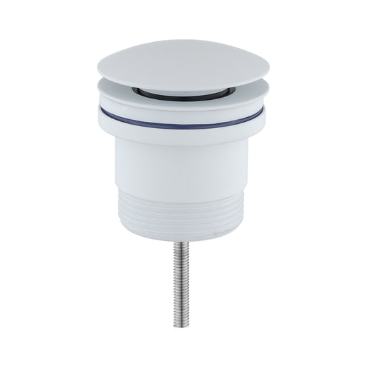Matte White Universal Basin/Bathtub Pop Up Waste